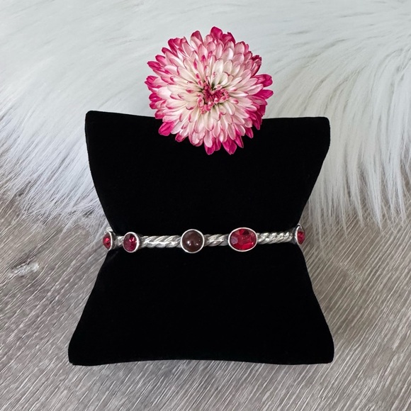 ❤️ BRIGHTON Monte Carlo Hinged Bangle - Picture 2 of 9